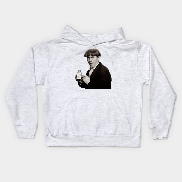 Moe Howard  (The Three Stooges). Kids Hoodie by CS77